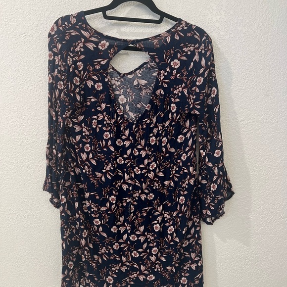 Lush Floral Navy Women's minidress - Picture 4 of 6